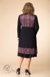 Комплект с платьем 3-1261 черный+бордо Romanovich style