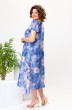 Платье 1-1332 ярко-голубой  Romanovich style