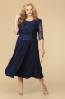Платье 1-1347 синий-1 Romanovich style