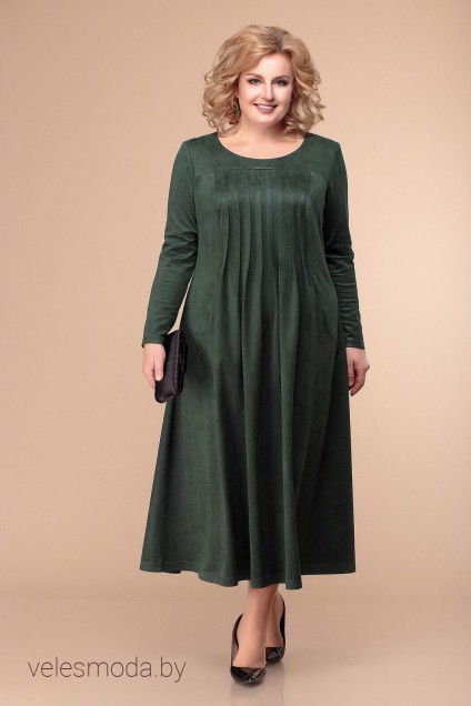 Платье 1-1907 зелень Romanovich style