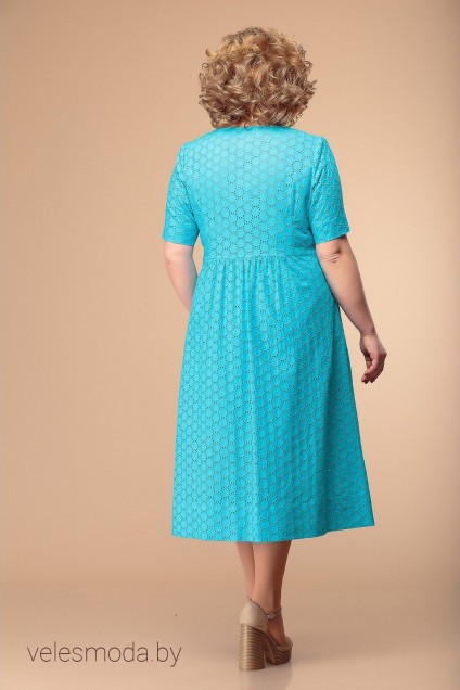 Платье 1-1951 бирюза Romanovich style