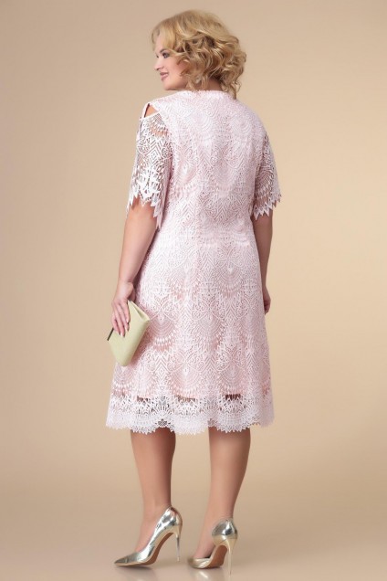 Платье 1-2181 персиковый Romanovich style