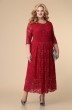Платье 1-2221 красный Romanovich style
