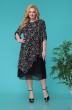 Платье 1-2306 черный Romanovich style