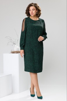 Платье 1-2410 зелёный Romanovich style