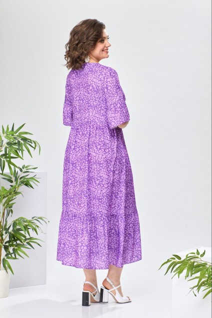 Платье 1-2528 фиолетовый Romanovich style