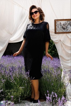 Платье 1-2536 чёрный Romanovich style