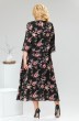 Платье 1-2544 чёрный Romanovich style