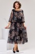Платье 1-2544 коричневый Romanovich style
