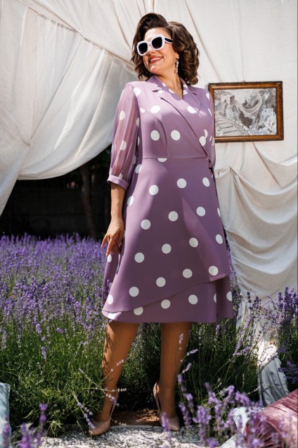 Платье 1-2546 лаванда Romanovich style