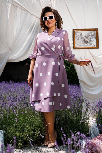 Платье 1-2546 лаванда Romanovich style