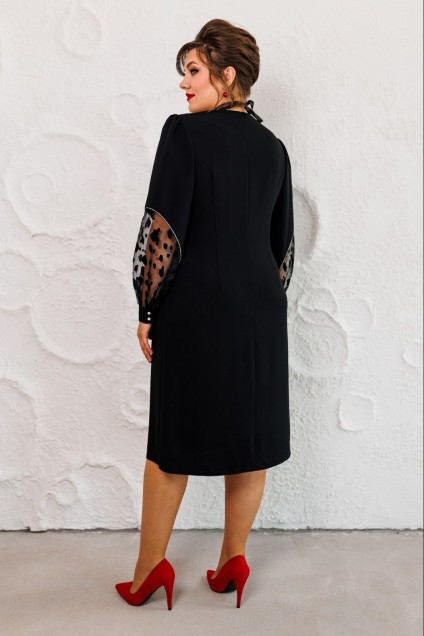 Платье 1-2579 черный Romanovich style