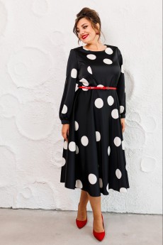 Платье 1-2580 чёрный Romanovich style