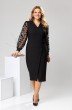 Платье 1-2598 чёрный Romanovich style