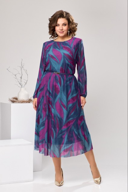 Платье 1-2607 фиолетовый Romanovich style
