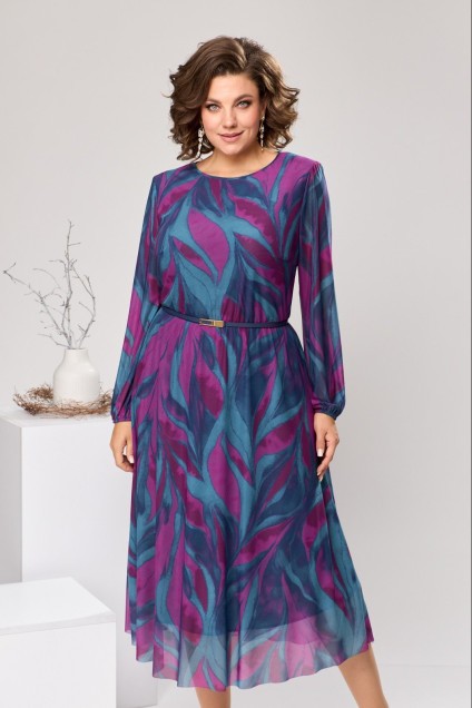 Платье 1-2607 фиолетовый Romanovich style