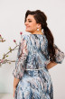Платье 1-2607К серо-голубой Romanovich style
