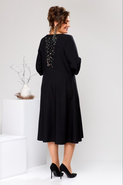 Платье  1-2620 чёрный Romanovich style