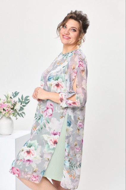 Платье  1-2628 мята Romanovich style