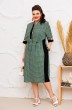 Платье 1-2637 зелёный Romanovich style