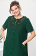Платье 1-2657 тёмно-зелёный Romanovich style