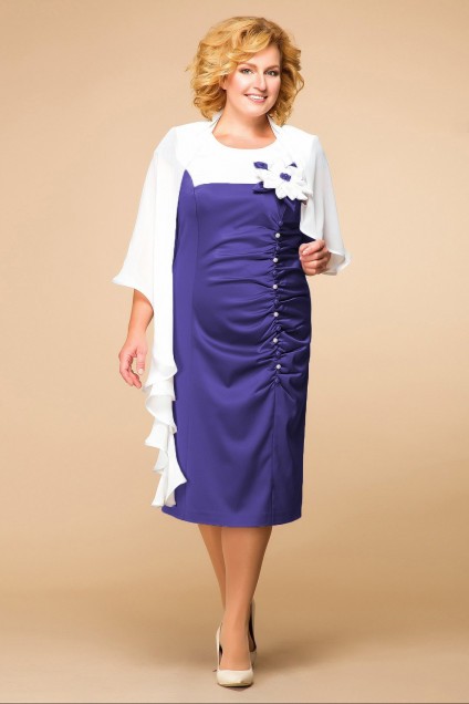 Платье 1-916 василек Romanovich style