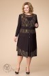 Комплект с платьем 3-1261 черный+золото Romanovich style