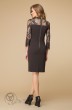 Комплект с платьем 3-1527 лаванда+черный Romanovich style