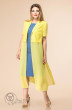 Комплект с платьем 3-1668 желтый+джинс Romanovich style