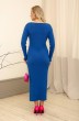 Платье 0026-ХЛ2 ярко-синий Romgil