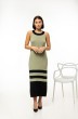 Платье 0041-ХЛ4 серо-зеленый Romgil
