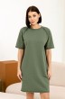 Платье 0012-ХЛ4 темно-зеленый Romgil
