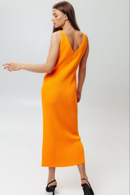 Платье 3639Х оранжевый Romgil