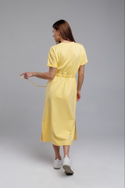 Платье 3841ЛФ желтый Romgil
