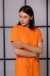 Платье 3841ЛФ оранжевый Romgil