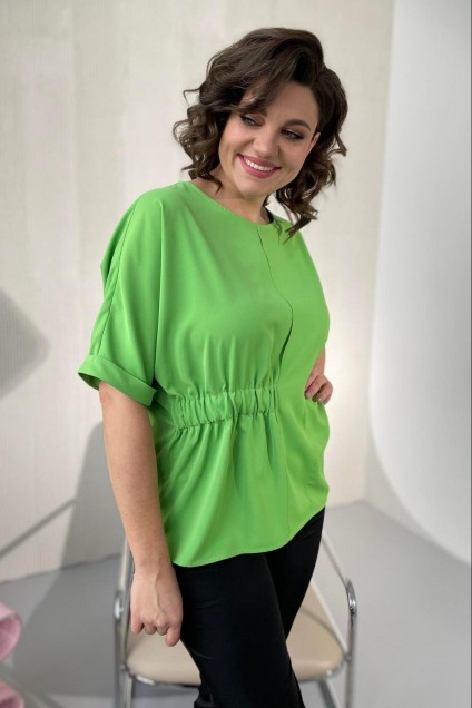 Блузка 2109 зеленый Rumoda