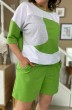Костюм с шортами 2134 зеленый Rumoda