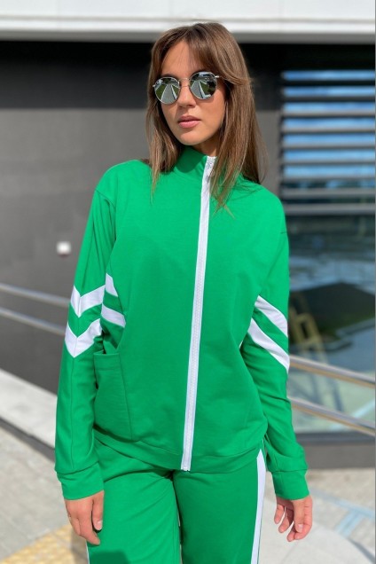 *Спортивный костюм 2150 зеленый Rumoda