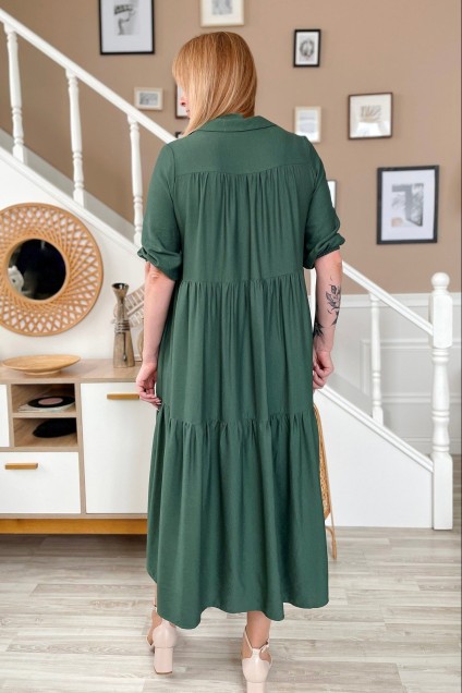 Платье 2207 темно-зеленый Rumoda