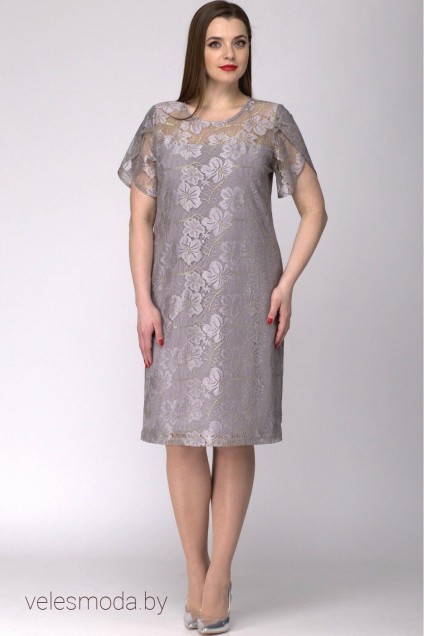 Платье 11015 серый SOVA