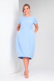 Платье 404 голубой SVT