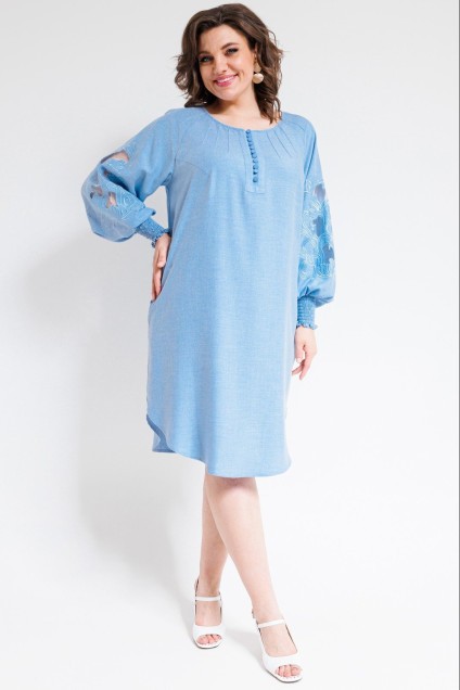 Платье 130118 небесно-голубой SandyNA 