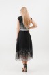 Платье 130126 черно-белый SandyNA 