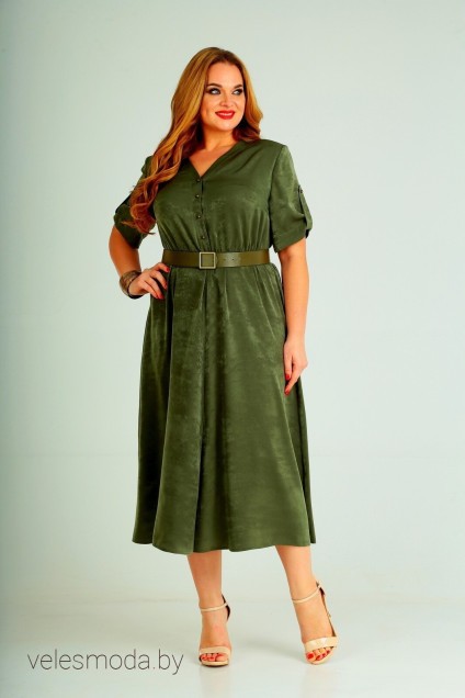 Платье 1064 зеленый Shetti