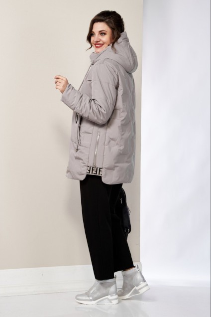 Куртка 2140 бежево-серый Shetti