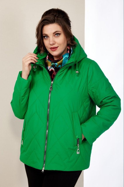 Куртка 2142 ярко-зеленый Shetti