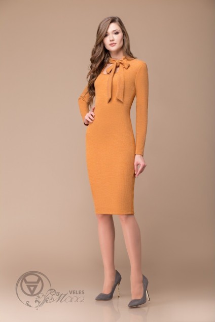 Платье 1139 оранж Svetlana Style