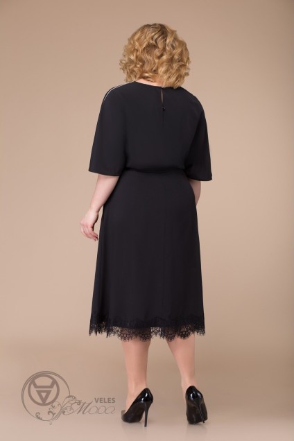 Платье 1195 черный Svetlana Style
