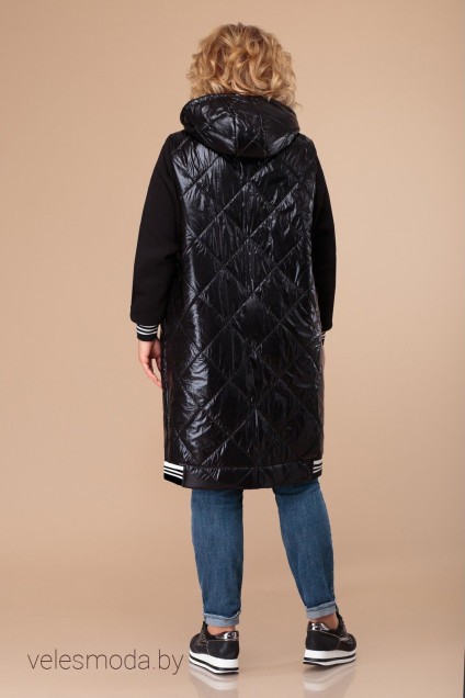 Пальто 1283 черный Svetlana Style