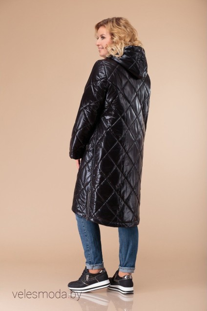 Пальто 1307 черный Svetlana Style